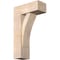 Ekena Millwork Thorton Block Smooth Bracket w/ Offset Brace, Douglas Fir, 7 1/2"W x 18"D x 30"H BKT0806X18X30THR05SDF - alternate 1